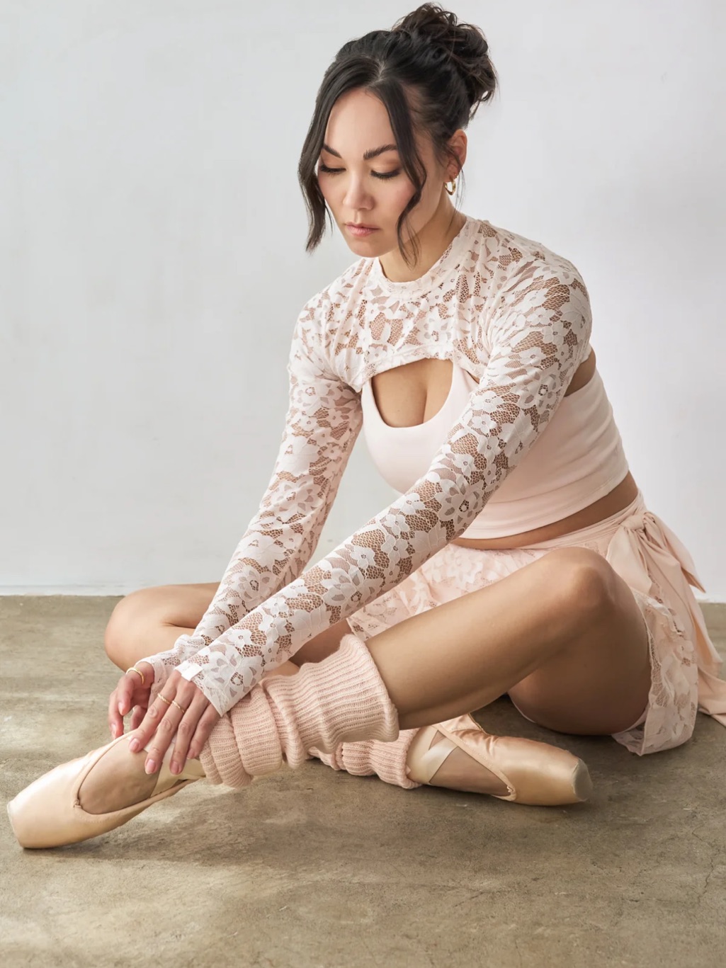 Blush Lace Shrug
